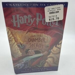 Harry Potter Chamber of Secrets - Jim Dale Unabridged Audio Cassette Set SEALED
